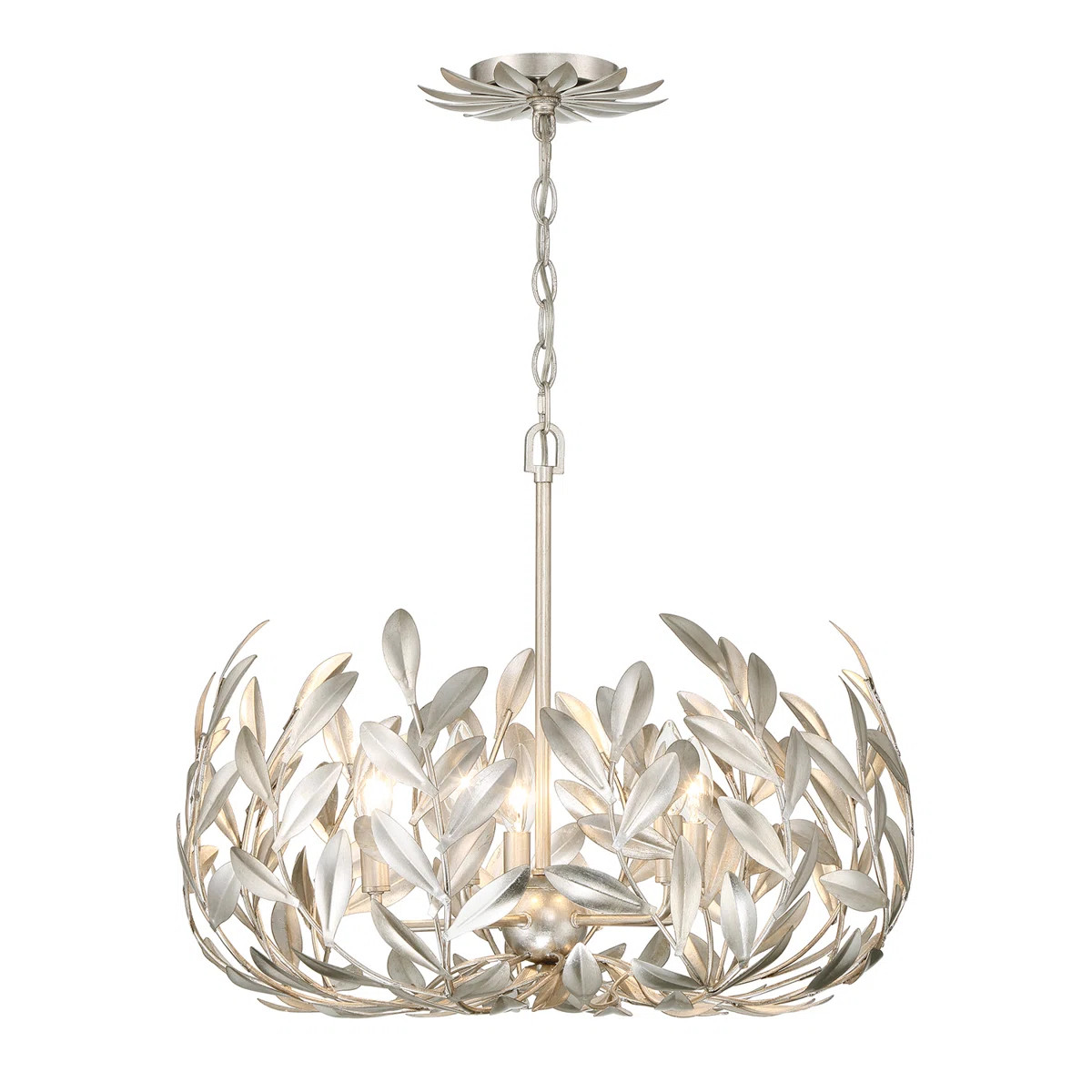 Aumiller 5 Light Matte White Chandelier | Wayfair North America