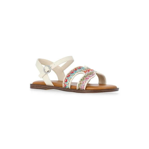 Wonder Nation Little and Big Girls Fashion Sandals | Walmart (US)