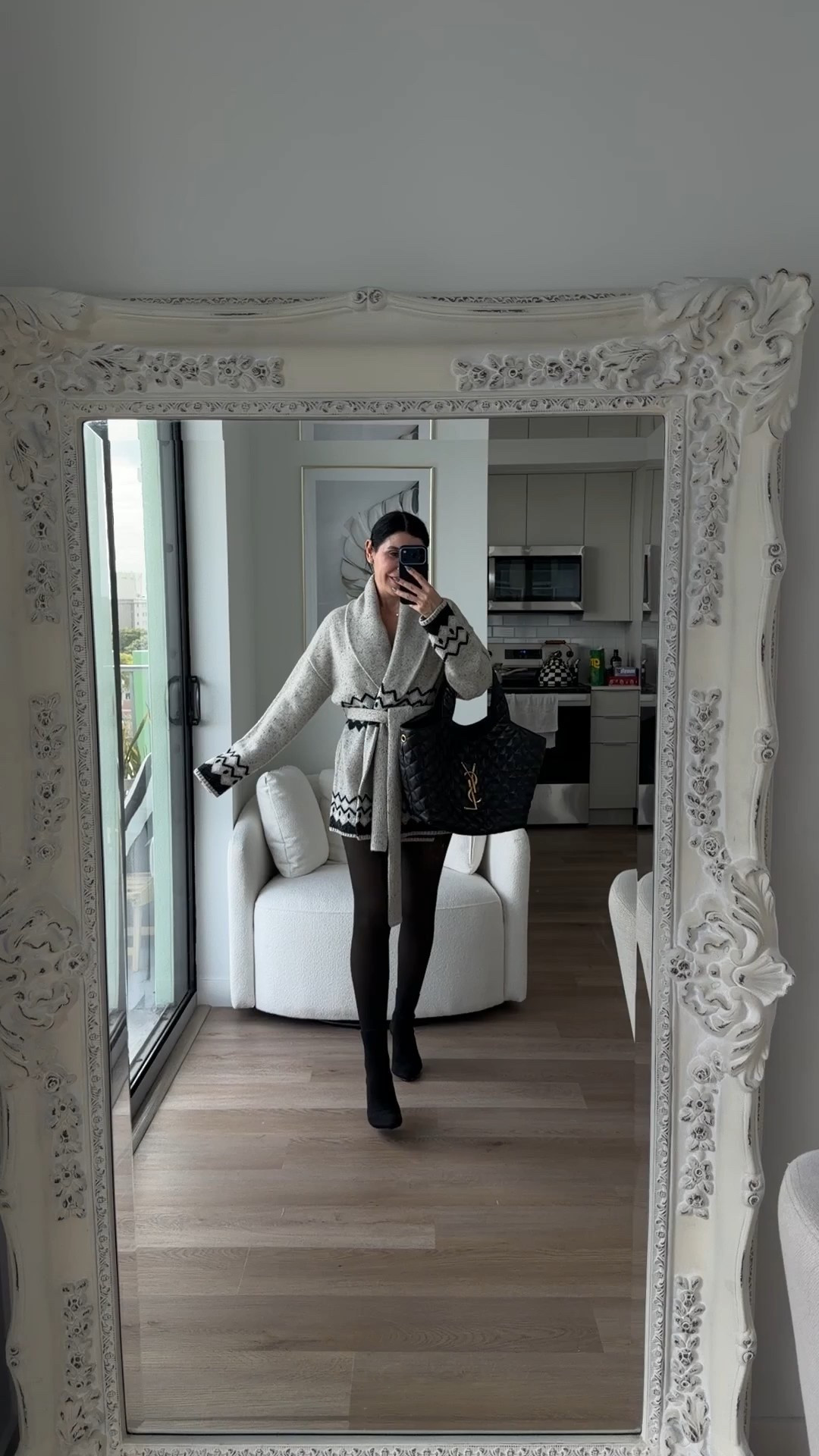 Winter wrap sweater and YSL tote bag 

#LTKTravel #LTKSeasonal #LTKootd