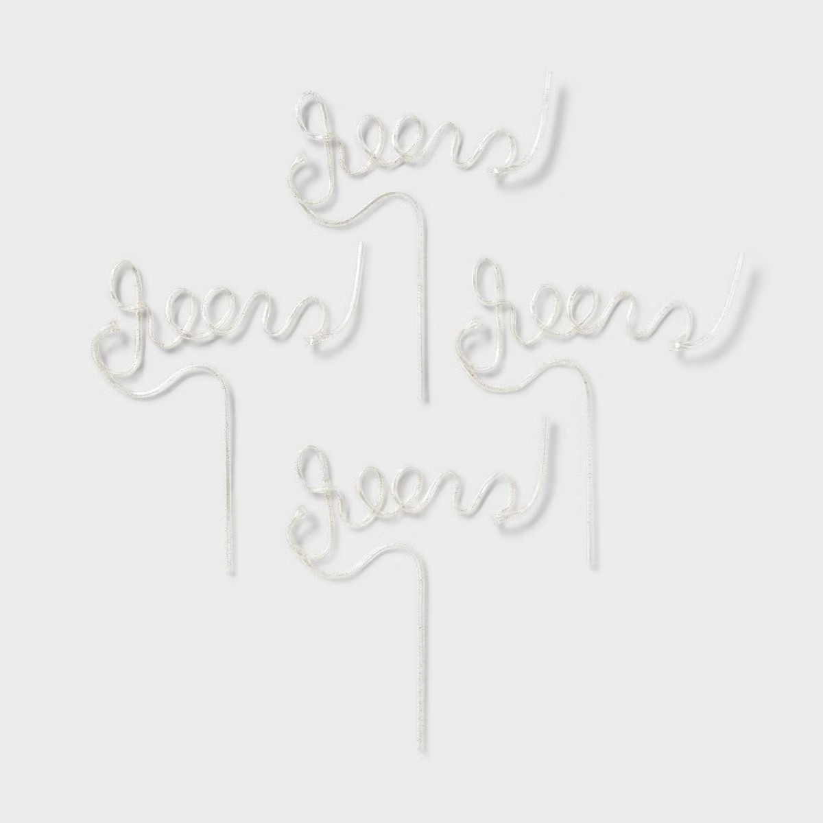 4ct New Years Eve Cheers Straws - Spritz™ | Target