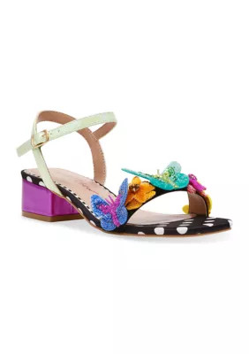 Betsey Johnson Women's Emerry Sandals, Black, 6M | Belk