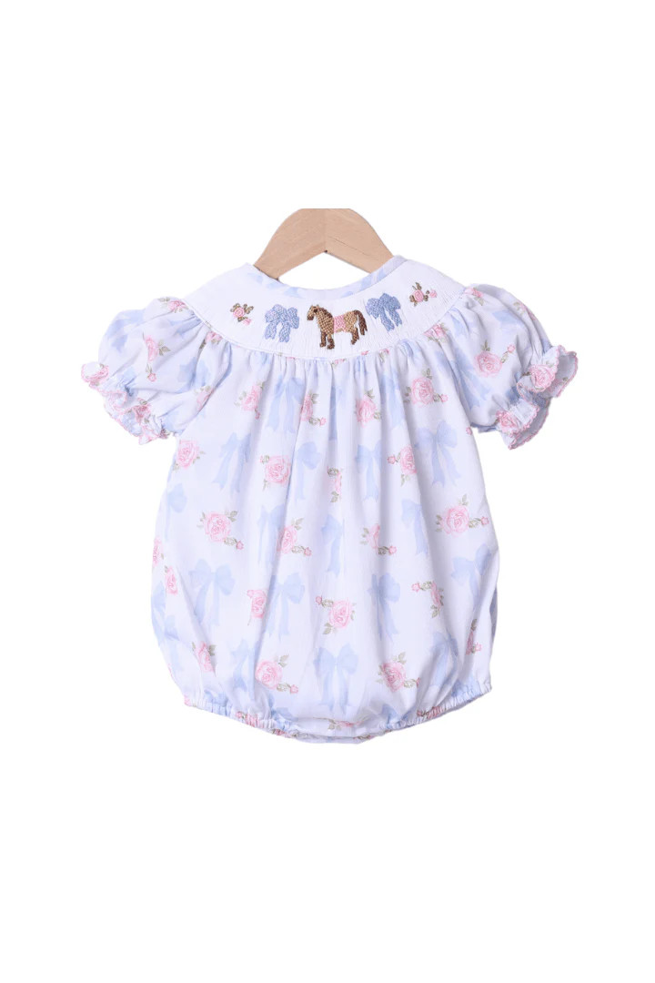 Smocked Run for the Roses Horse Bubble | The Smocked Flamingo