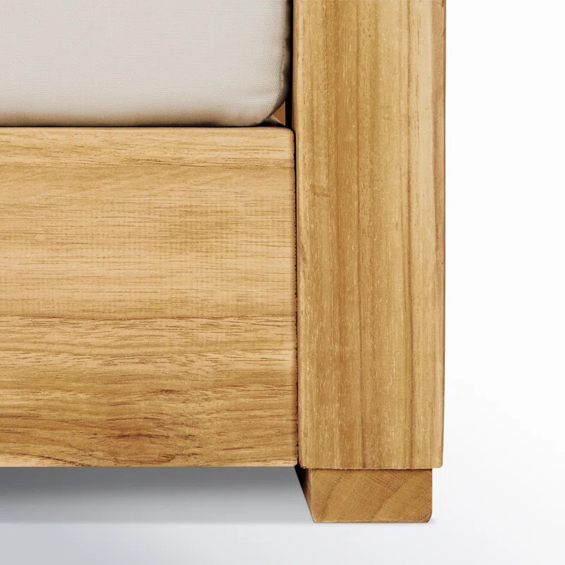 Melrose Teak Premium All-Weather Wicker Outdoor Lounge Chair | Wayfair North America