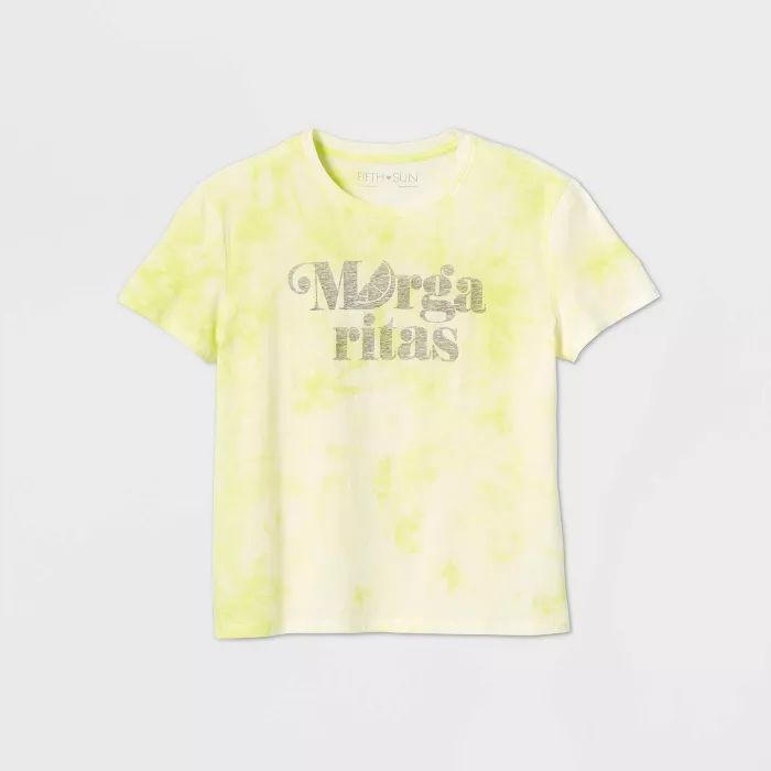 Women's Margaritas Short Sleeve Graphic T-Shirt - (Regular & Plus) Green | Target