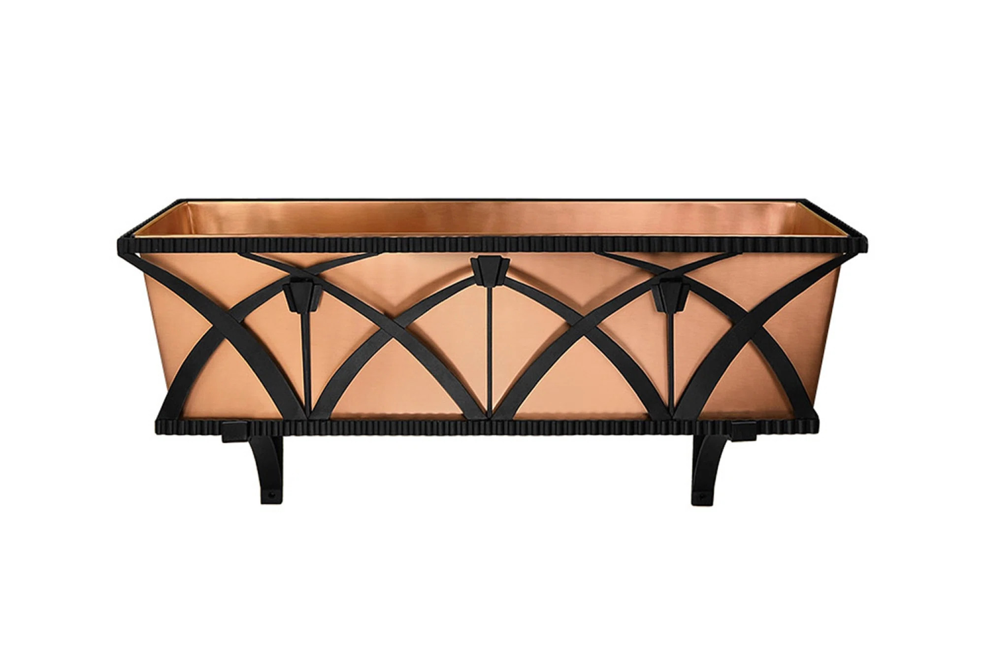 Brayden Studio® Tobey Copper Window Box Planter | Wayfair | Wayfair North America