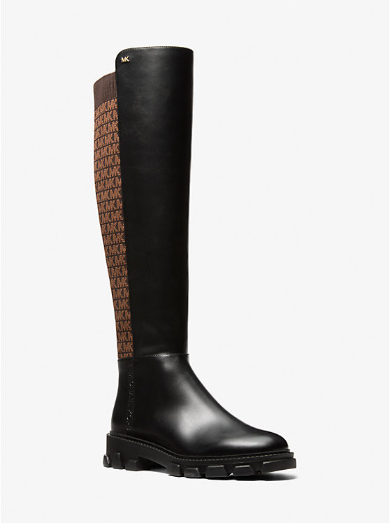 Ridley Logo Stretch Knit Boot | Michael Kors US
