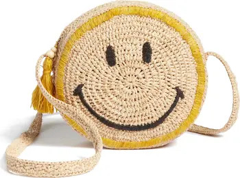 Smiley® x Vanessa Bruno Tambourin Straw Tote | Nordstrom