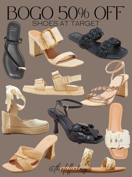 BOGO 50% off select shoes at Target for all! Ends March 30th.

Sandals. Heels. Affordable sandals. Target finds. Spring outfit. Vacation outfit. Work outfit. 

#LTKsalealert #LTKshoecrush #LTKfindsunder50