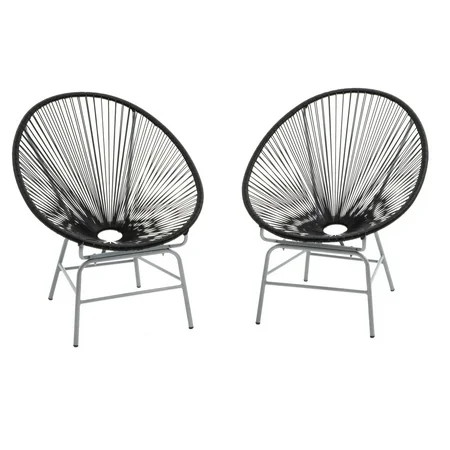 Coral Coast Haley Acapulco All-Weather Wicker Sun Chair - Set of 2 - Walmart.com | Walmart (US)