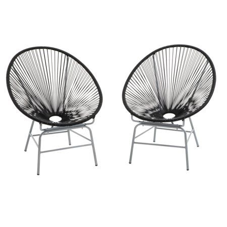 Coral Coast Haley Acapulco All-Weather Wicker Sun Chair - Set of 2 | Walmart (US)