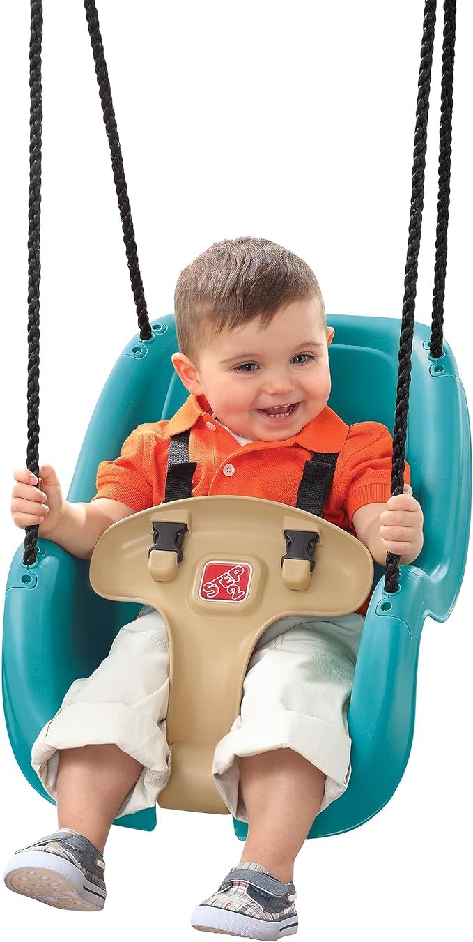 Step2 Infant To Toddler Swing Seat, Bucket Style Swing Seat, Secure Harness, Weather-Resistant Ro... | Amazon (US)