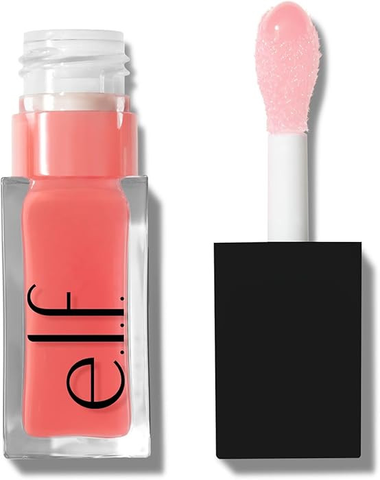 e.l.f. Glow Reviver Lip Oil, Nourishing Tinted Lip Oil For A High-shine Finish, Pink Quartz | Amazon (US)