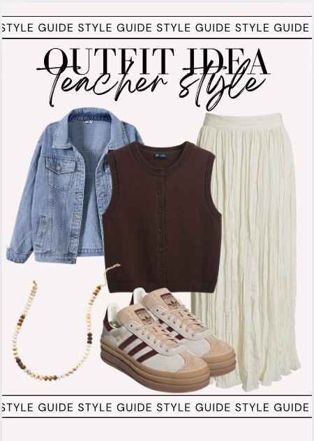 Teacher Style // Maxi Skirt // Nordstrom // Shoes // Sneakers // Oversized Jacket // Beaded Jewelry // Teacher Fashion // Classroom Fashion // Teacher Outfit Idea 

#LTKShoeCrush #LTKFindsUnder100 #LTKStyleTip