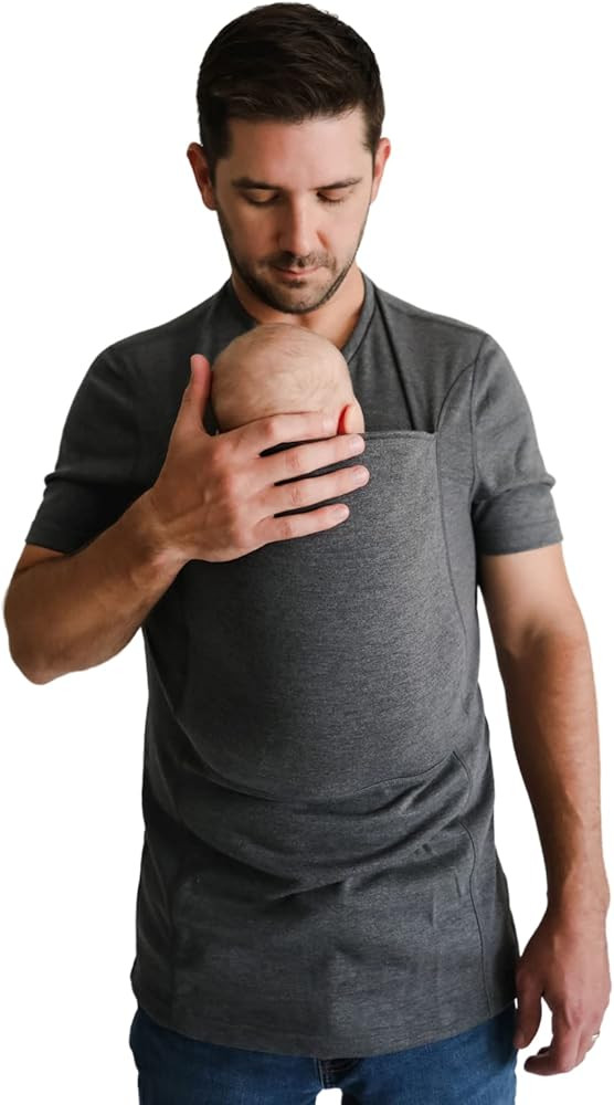 Lalabu The Dad Shirt | Hands-Free Baby Carrier for Dad with Kangaroo Pouch | Engineered for Bondi... | Amazon (US)