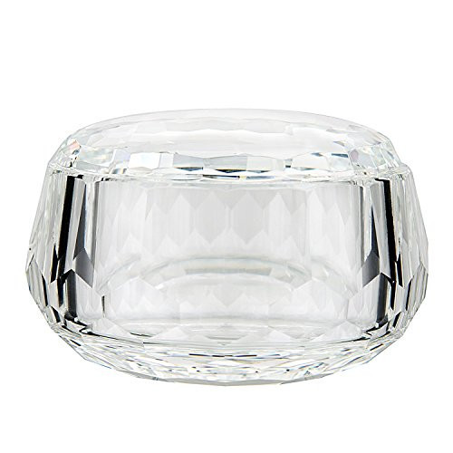 DONOUCLS Crystal Candy Dish, Nut Bowl with Lid 3" x 4.7" Decorative Crystal Bowl&Jar for Home Wedding Table | Amazon (US)