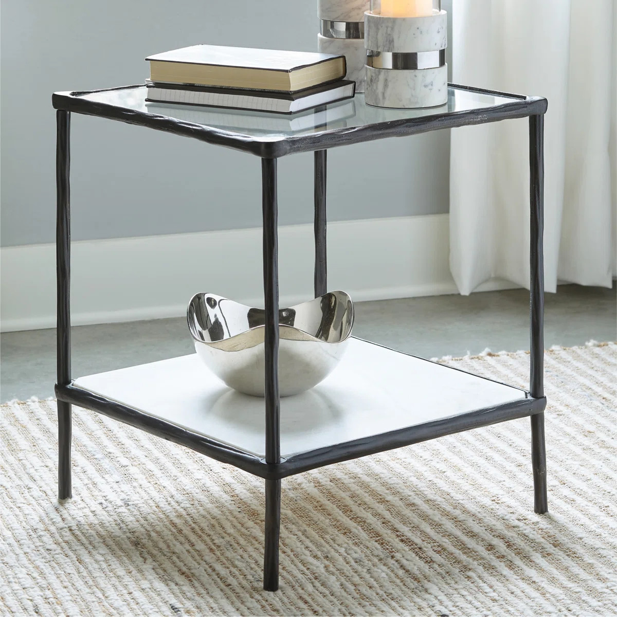 Glass Top End Table | Wayfair North America