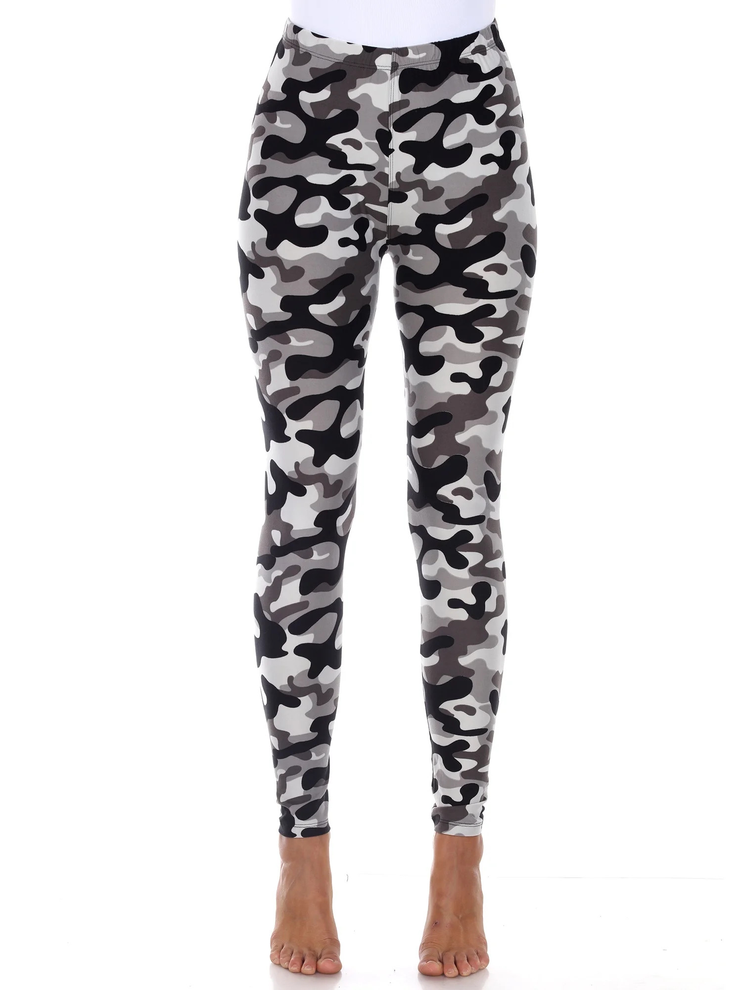 White Mark Women's Super Soft Camo Print Leggings | Walmart (US)