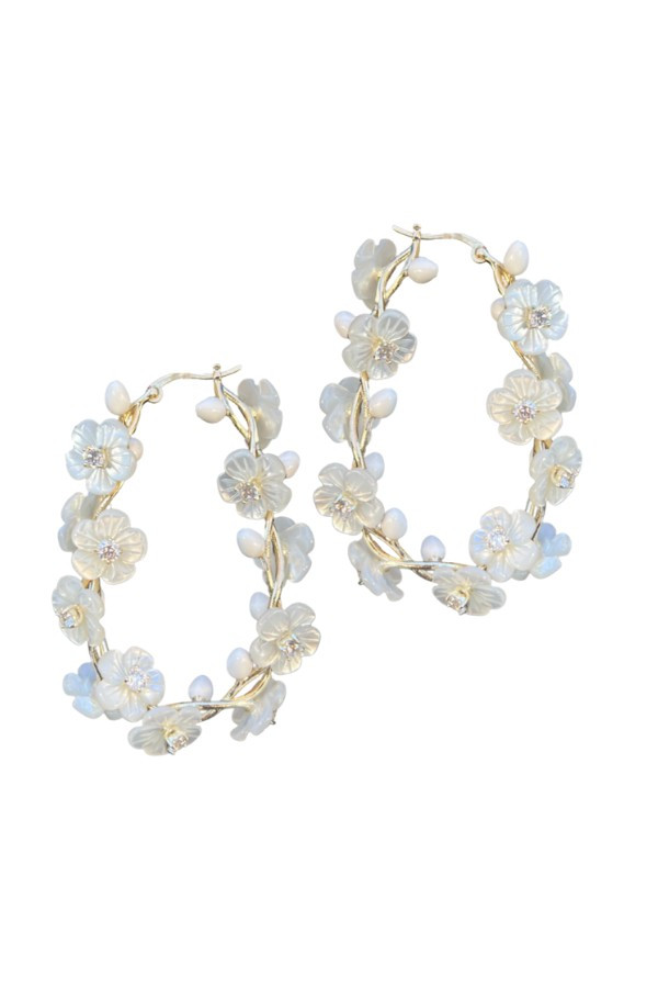 Blooming Vines Loops + White Buds | Modatrova