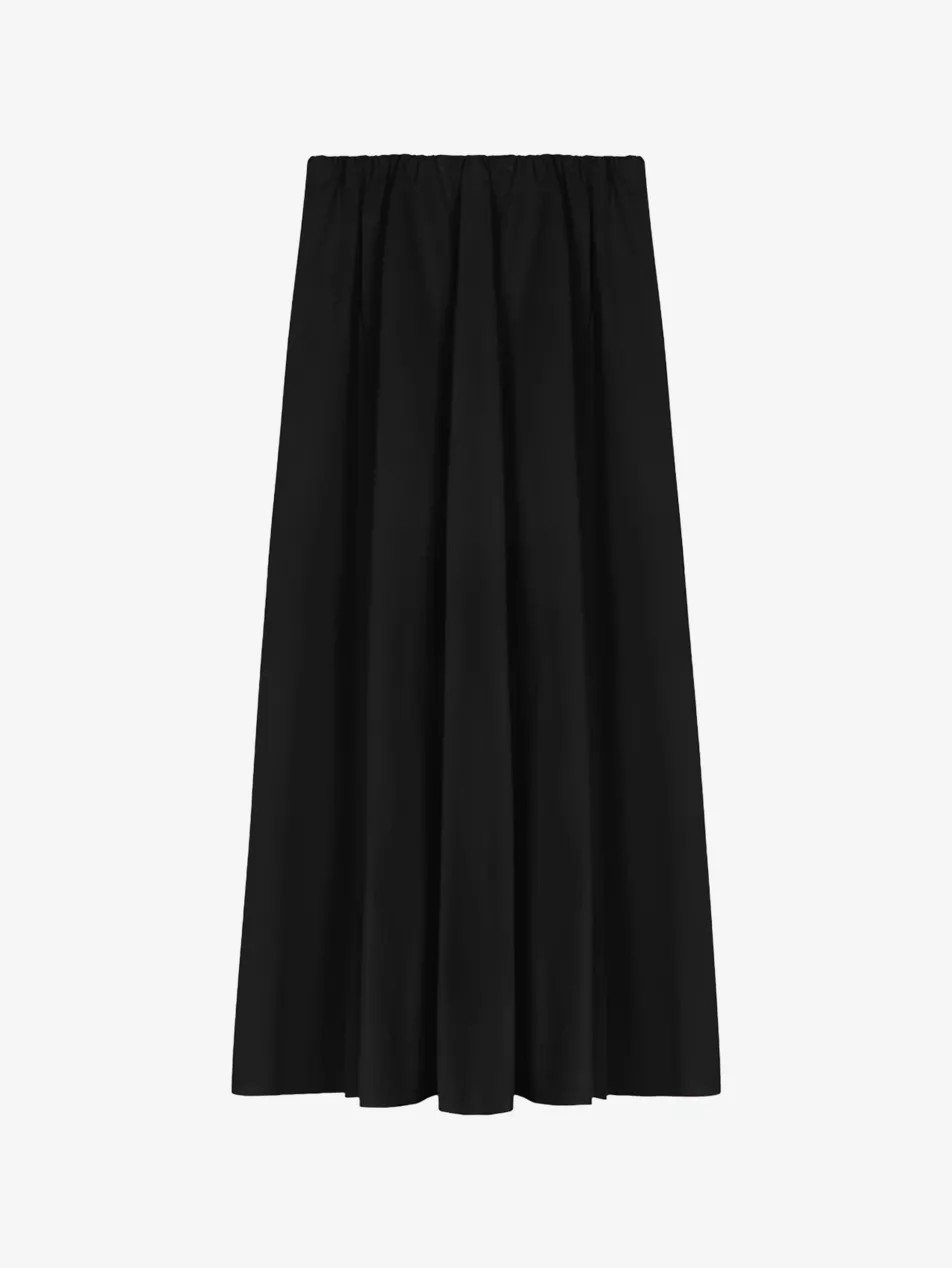Elasticated-Waist Relaxed-Fit Cotton-Poplin Maxi Skirt | Selfridges