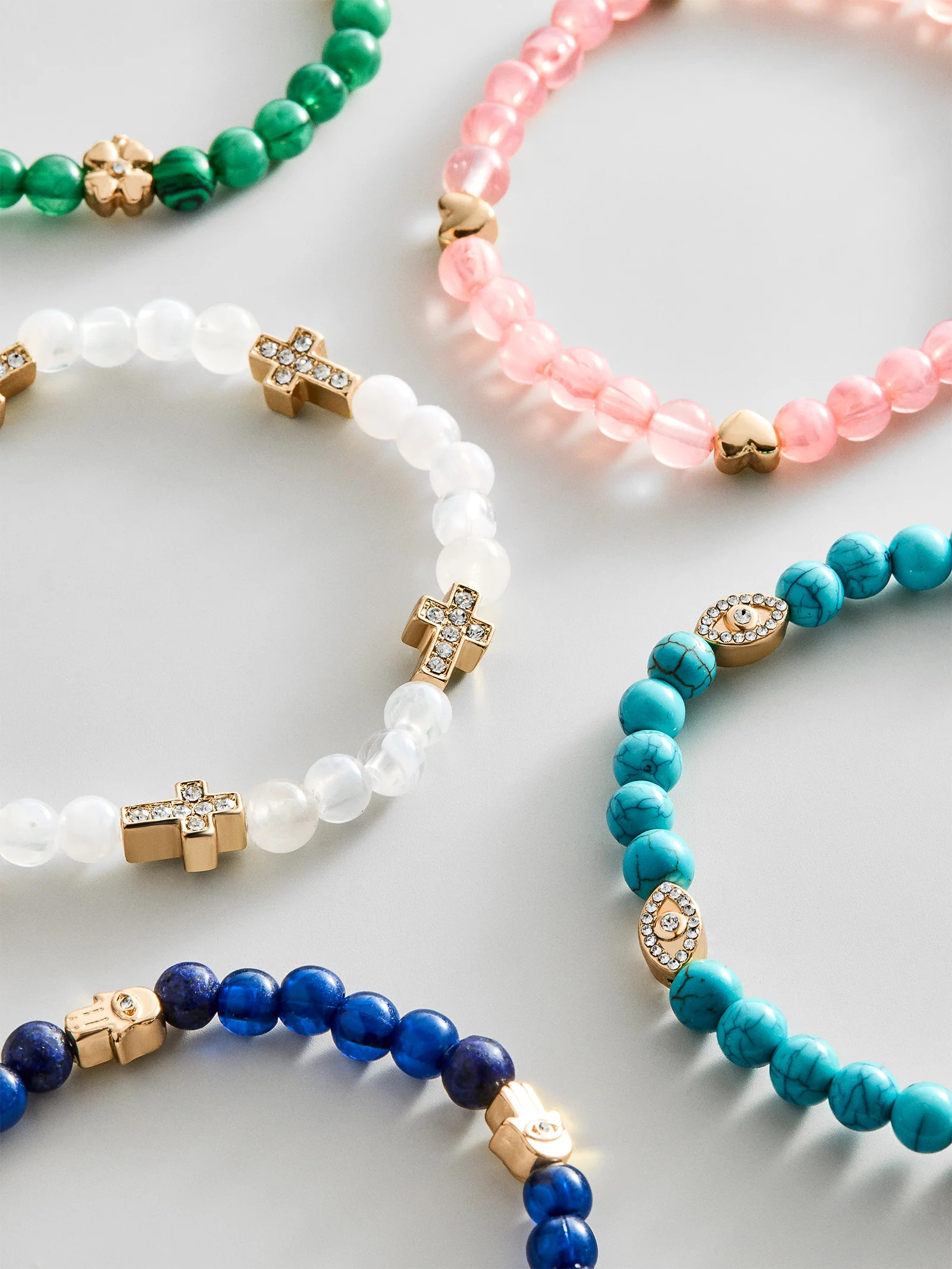 Peace of Mind Semi-Precious Bracelet - Cross | BaubleBar