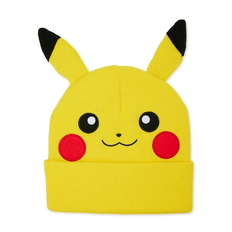 Nintendo Pokémon Pikachu Embroidered Beanie | Walmart (US)