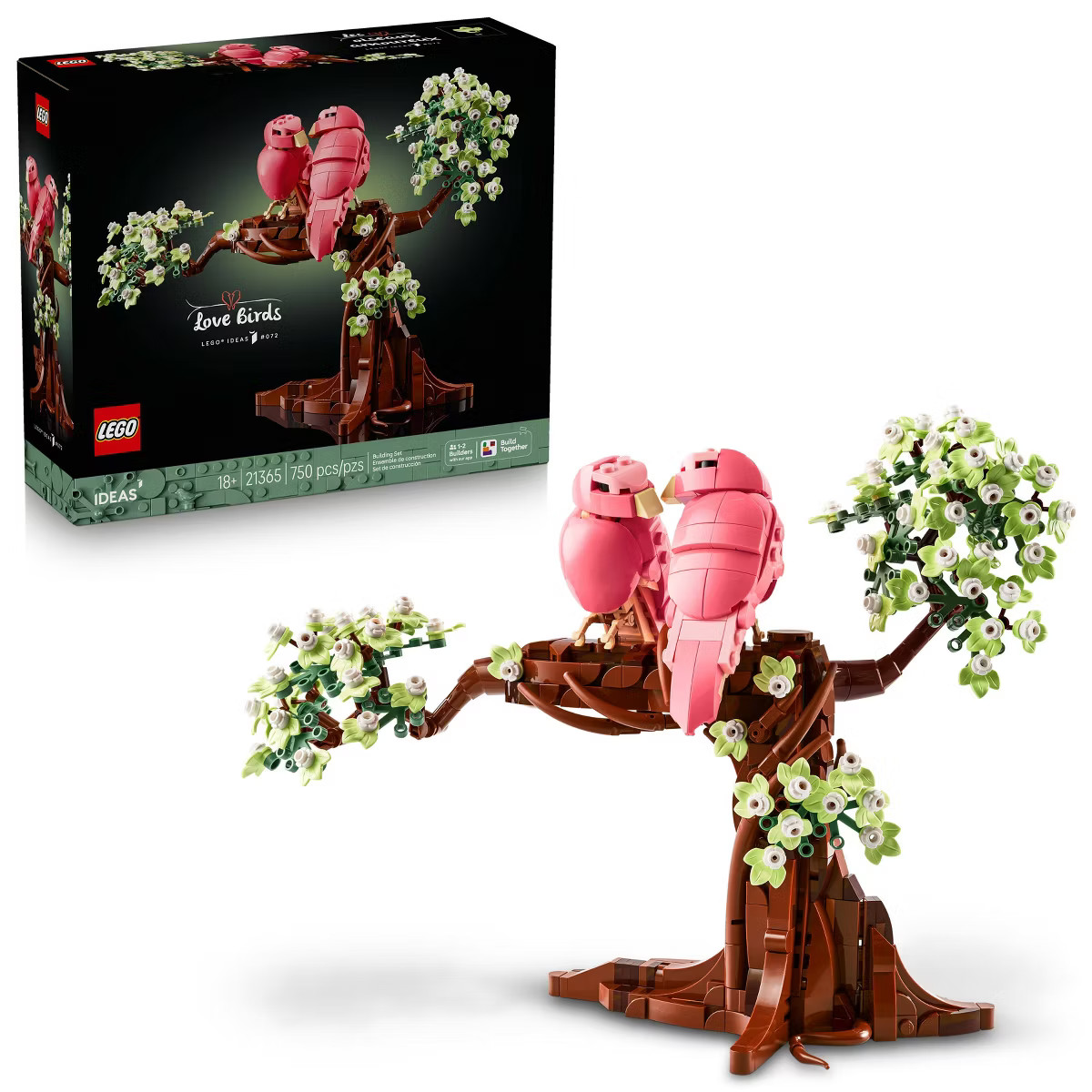 LEGO Ideas Love Birds Building Set for Adults, Valentine's Day Gift & Décor, 21365 | Target
