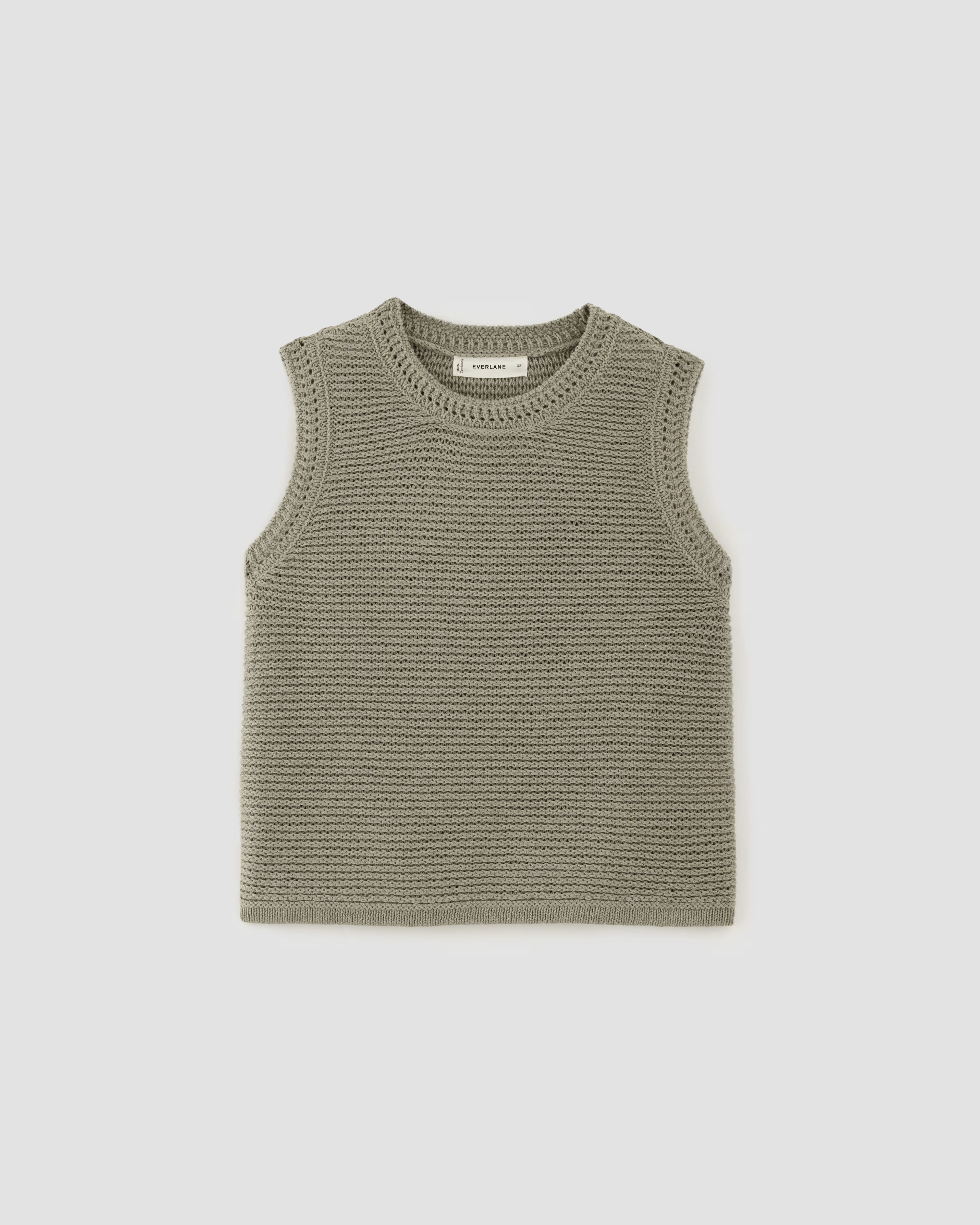 The Organic Cotton Open-Stitch Tank | Everlane
