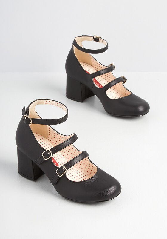 Strappy Sixties Heel in 8 - Vintage Inspired by B.A.I.T. Footwear from ModCloth | Modcloth