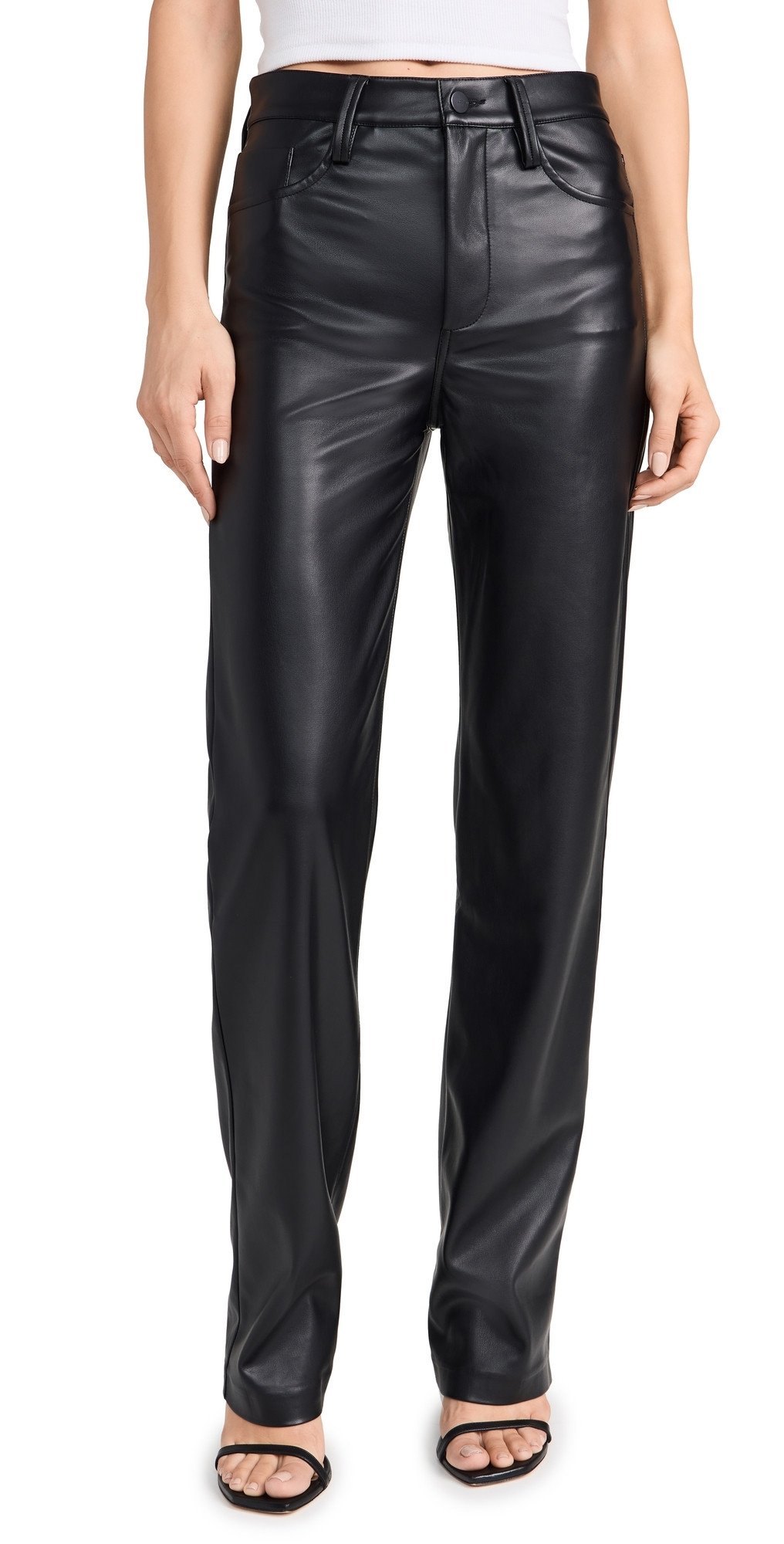 Joe's Jeans The Margot Vegan Leather Pants Black 28 | Shopbop