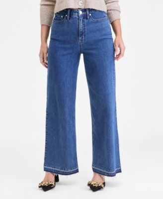 On 34th Women's High-Rise Wide-Leg Jeans, Macy's Exclusive - Macy's | Macy's