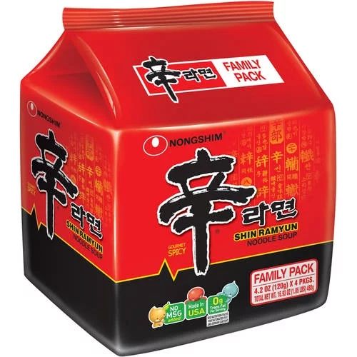 Nong Shim(8 Pack) Nongshim Shin Ramyun Gourmet Spicy Noodle Soup, 4.2 ozNong ShimAverage Rating:(... | Walmart (US)