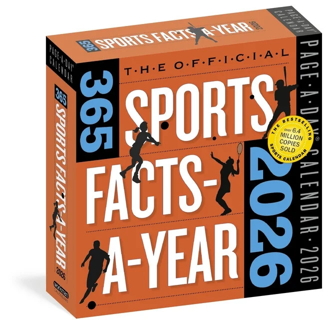 Official 365 Sports Facts-A-Year Page-A-Day(r) Calendar 2026: Trivia, Record-Breaking Facts, Come... | Walmart (US)