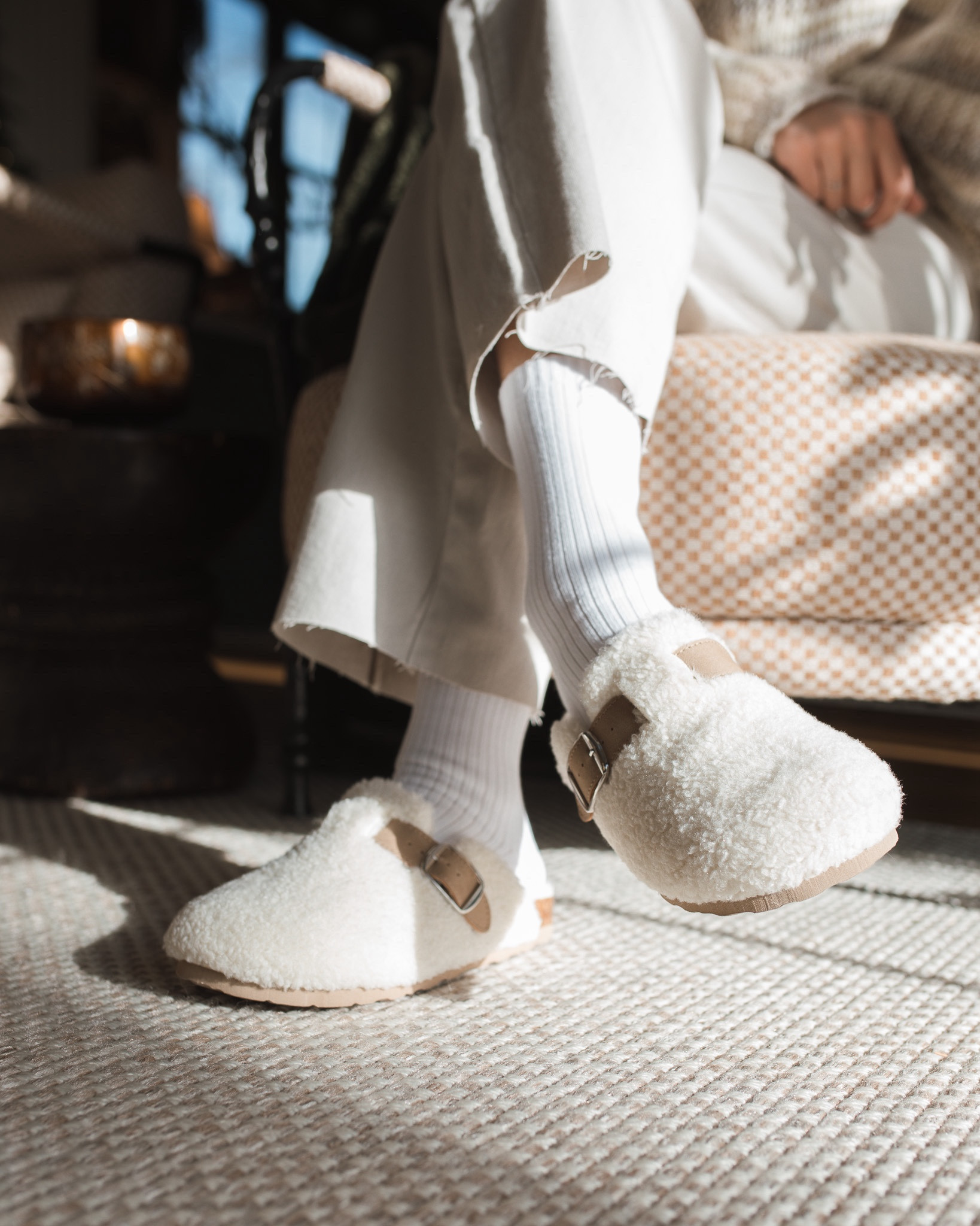 #walmartpartner Shared some of my favorite cozy essentials from @walmart on the blog today! These shoes are so comfy and the perfect texture for winter! #walmartfashion 

#LTKSeasonal #LTKfindsunder50