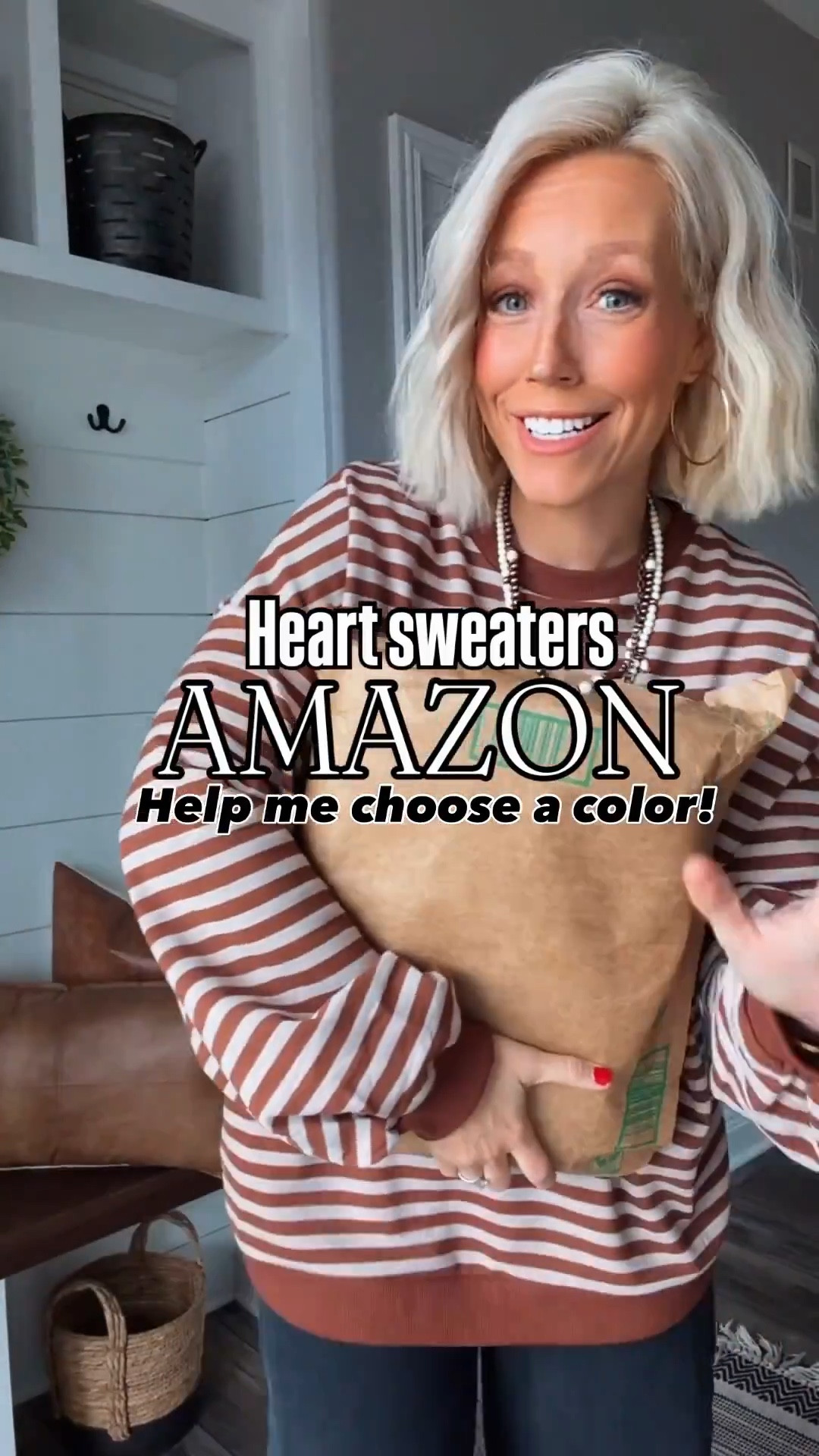 These heart sweaters are the cutest but the only probably is picking just one color!!! Which is your fav because I can’t decide!
⬇️⬇️⬇️
Sweaters size medium (could have easily done small)
Jeans medium (roomy fit)
Denim top small
Striped top small (runs very big)

#LTKFindsUnder50 #LTKSaleAlert #LTKFindsUnder100