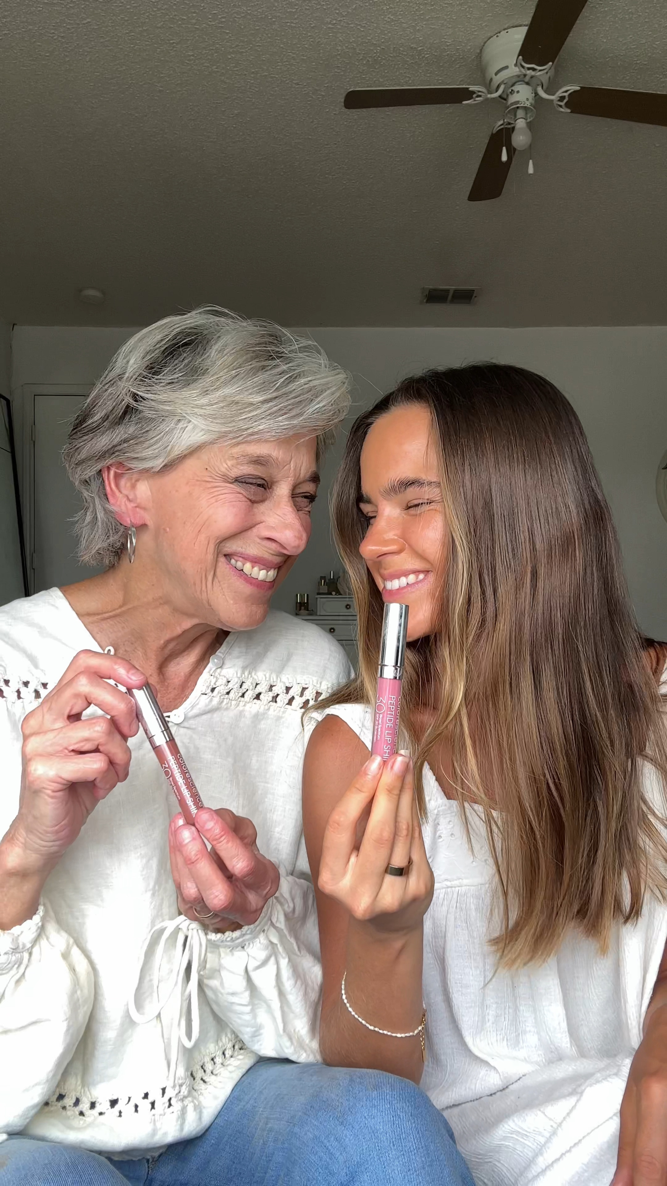 My mom & is favorite simple makeup routine starts with color sciences Sunforgettable spf and color balm to keep our skin away from environmental stress and add the perfect color!🤍 then we apply their peptide lip shine to keep our lips hydrated and protected! next we apply their total eye for bright and depuffed eyes! lastly, we top it off with their total lash mascara to nourish and strengthen which we love so much! Here’s to happy protected skin!💌

#LTKstyletip #LTKbeauty #LTKSeasonal