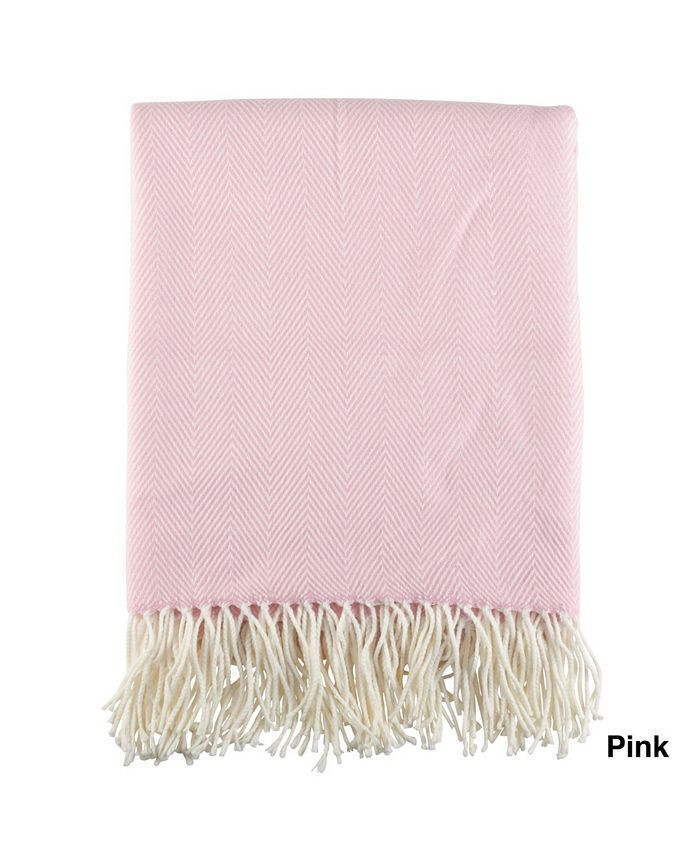 Classic Herringbone Throw | Macys (US)