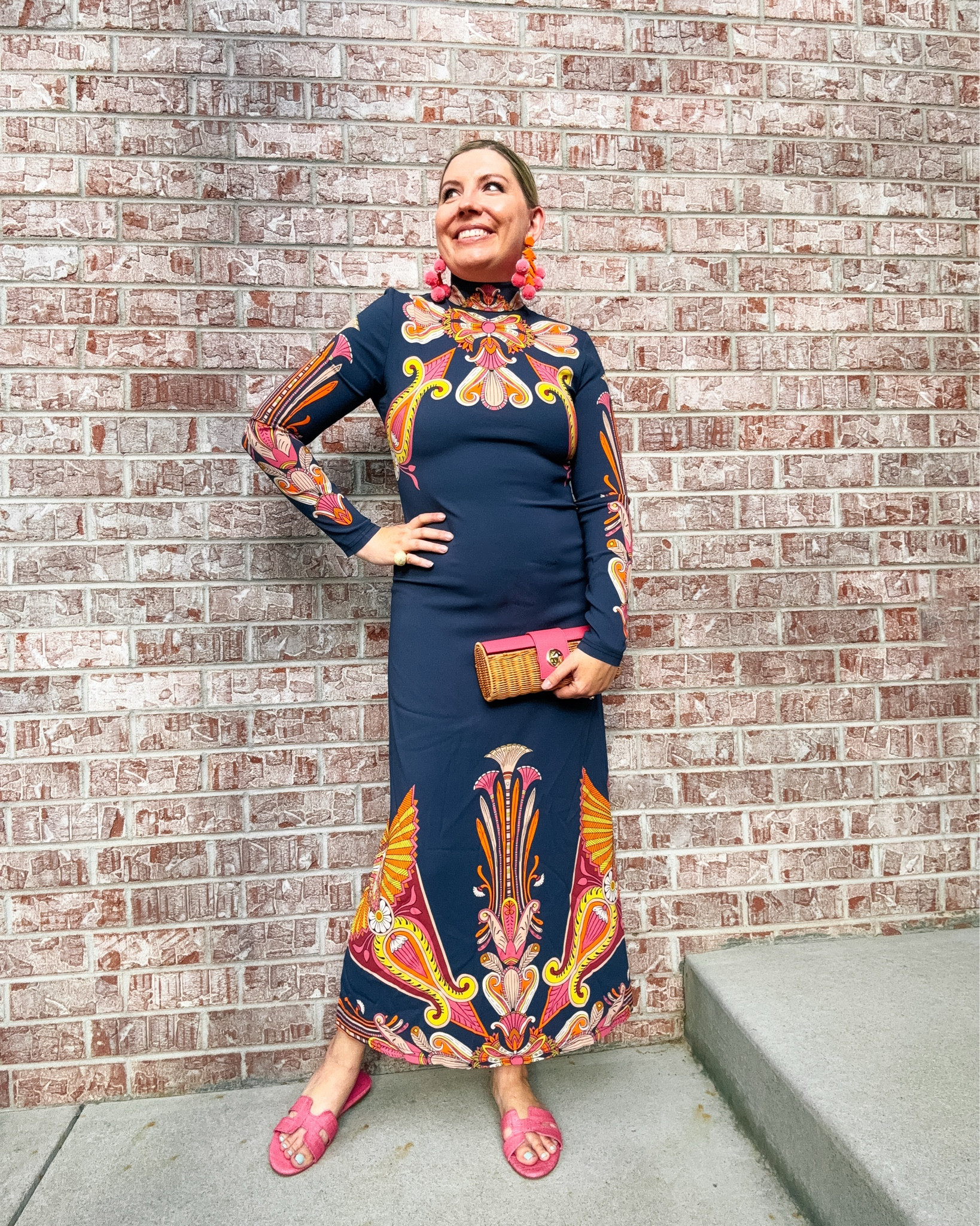 Look 12 - Main Street Muse 🎡 
A curated style series

If you’ve been here a while, you already know how much I adore La DoubleJ. Their pieces are vibrant, unique, and so full of life - always blending vintage influences with modern silhouettes in a way that feels both timeless and fresh. ✨

Because their items are an investment, I usually shop secondhand or rent - and this dress is a rental (link + discount code here: https://rtr.app.link/e/0fs7OCs5JNb or see RTR link in mi IG bio) Honestly, I think renting La DoubleJ is the best first step if you’re curious, especially since the sizing can be a little tricky. The Runway has several pieces available right now, so there’s plenty to explore!

I styled this one down a bit with casual accessories, including a $3 thrifted clutch (!!), and I love it. The long sleeves make it a great transitional piece, but the bold colors keep it feeling like summer’s not quite over. 🌞

🌻 About this capsule:
Each of my capsule collections is a themed two-week style journey. Main Street Muse is about celebrating the final, golden days of summer and welcoming the first touches of fall - romantic, colorful, nostalgic, and filled with playful Americana-inspired details.

Dress - La Double J (linked)
Earrings - Tuckernuck
Clutch - Mudpie 
Sandals - Belk (linked)
Ring - J Crew

#MainStreetMuse #CapsuleCollection #LaDoubleJ #LaDoubleJStyle #RentalFashion #RentTheRunwayFinds #StatementDress #TransitionalStyle #VintageInspiredFashion #ColorfulStyle #EclecticStyle #PlayfulStyle #LateSummerStyle #FallStyleInspo #FashionStorytelling #LTKstyle #LTKfashion