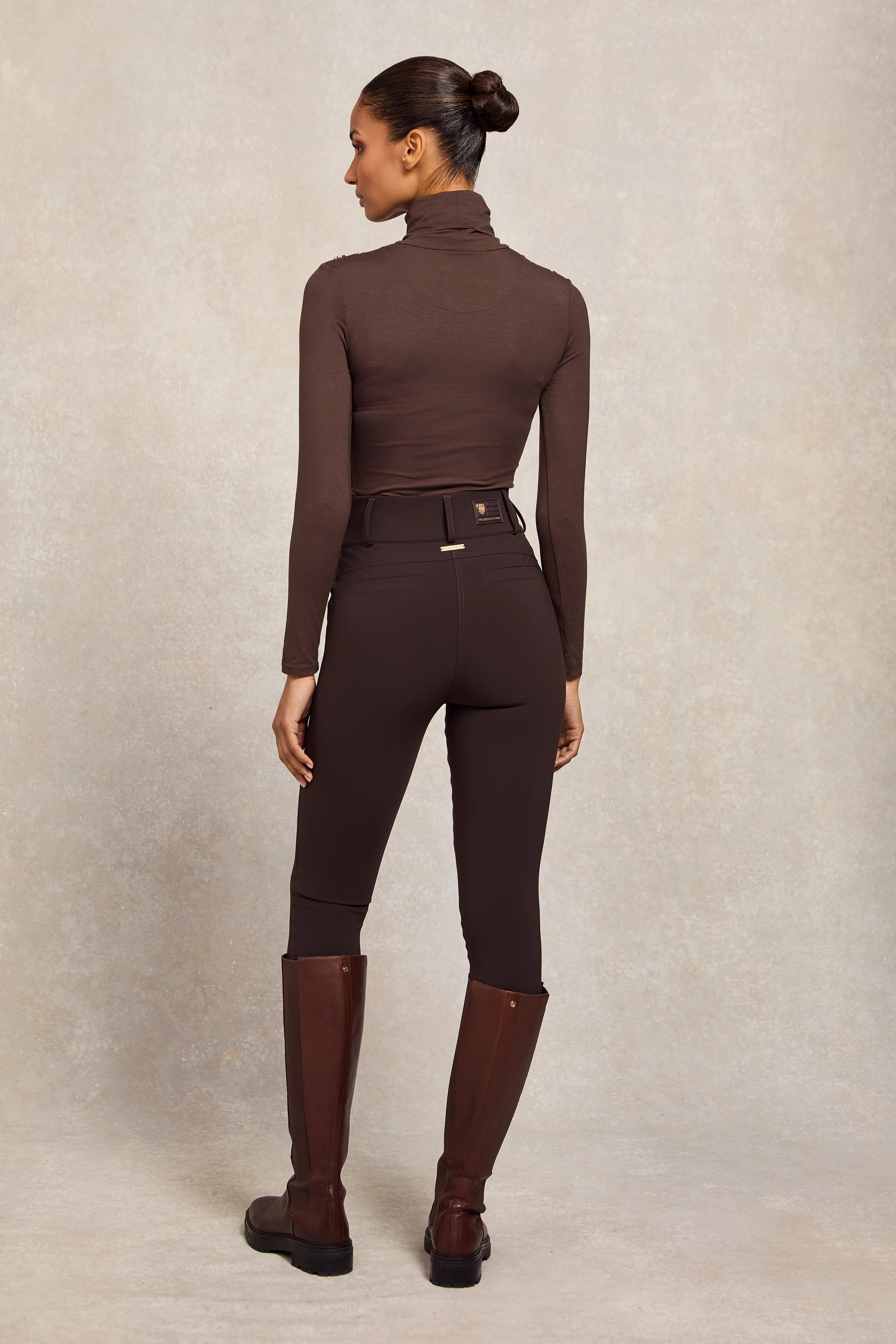 Contour Trouser (Chocolate) | Holland Cooper