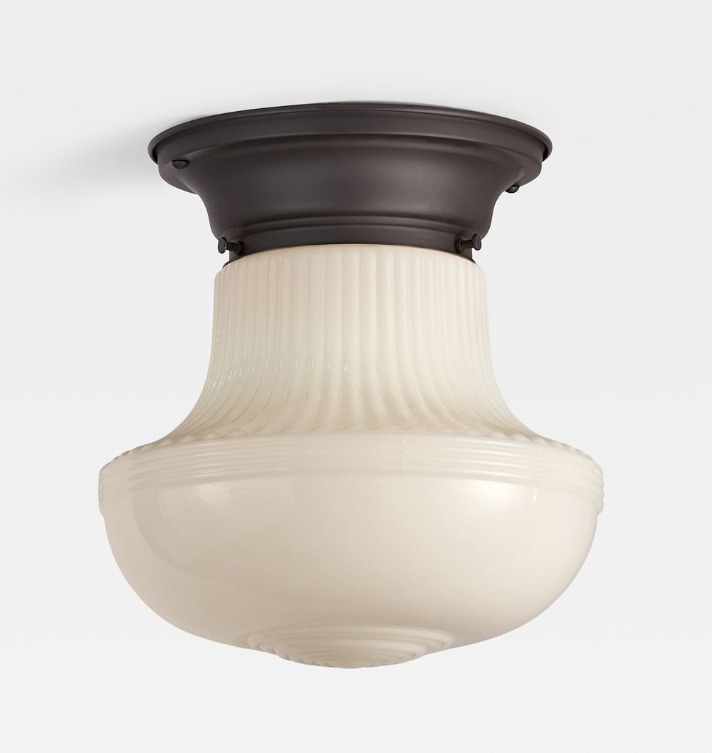 Layfette Flush Mount, Oil-Rubbed Bronze | Rejuvenation