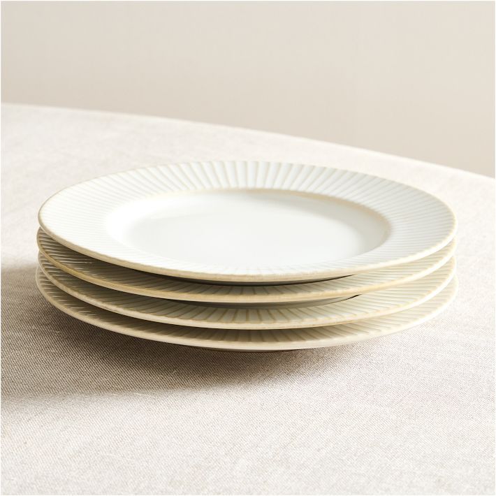 Textured Stoneware Dinner Plate Sets | West Elm (US)