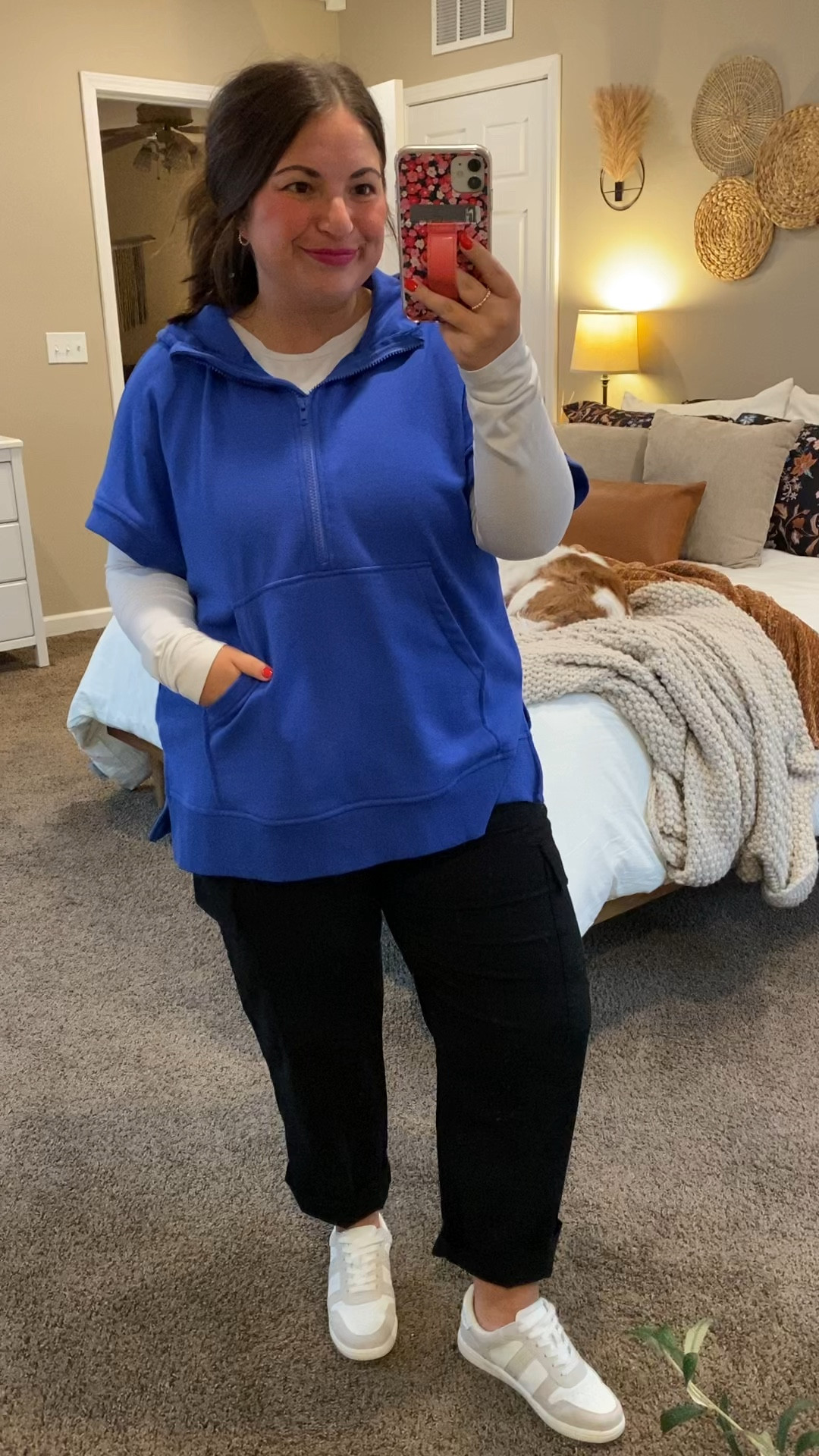 This short sleeve quarter zip is so fun & will be perfect for a game day!

sneakers: fit true to size // wearing a 5
pants: fit true to size // wearing a large
long sleeve: fits true to size // wearing a medium
quarter zip: fits true to size // wearing a large 

 #LTKMidsize #LTKFindsUnder50 #LTKStyleTip