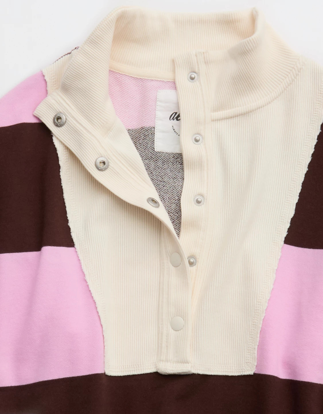 Aerie Quarter Snap Sweatshirt | American Eagle Outfitters (US & CA)
