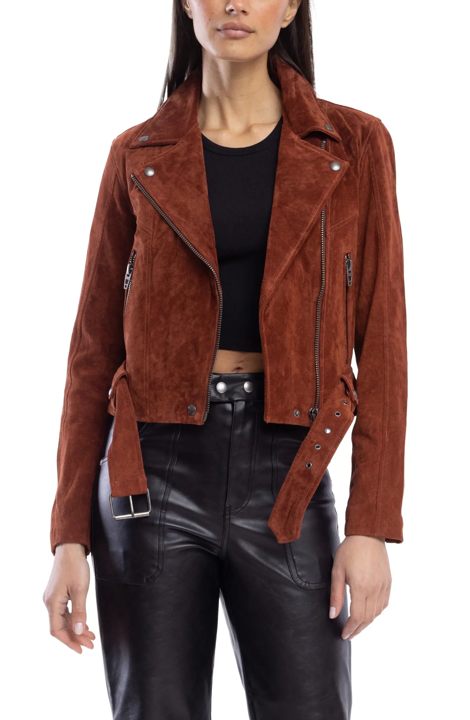 Rating 3.8out of5stars(27)27Suede Moto JacketBLANKNYC | Nordstrom