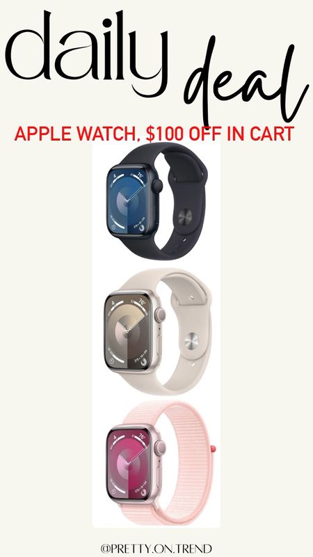 Daily deal, Apple Watch  $100 off

#LTKsalealert #LTKxTarget