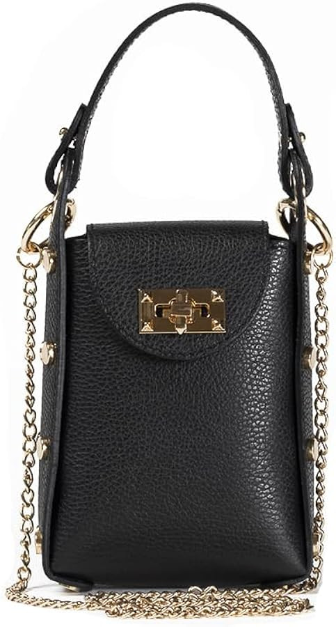 ANNA PAOLA – SARA, phone holder and crossbody bag for women. Genuine leather, elegant and versa... | Amazon (US)