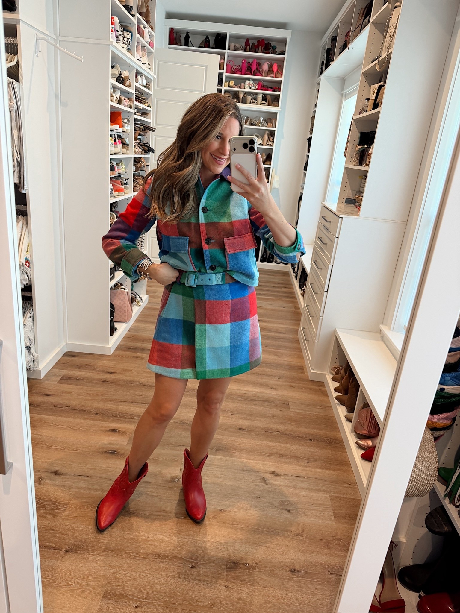 The cutest colorful plaid matching pieces from Walmart for the holidays! Wear them together or mix and match these with jeans and other items for so many outfit options! 

#LTKSeasonal #LTKHoliday #LTKStyleTip