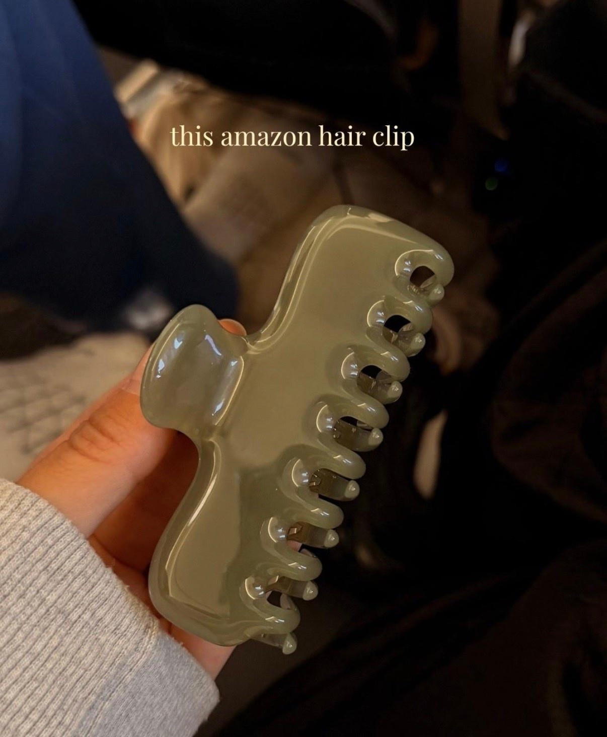 My fav claw clip is on sale on Amazon!