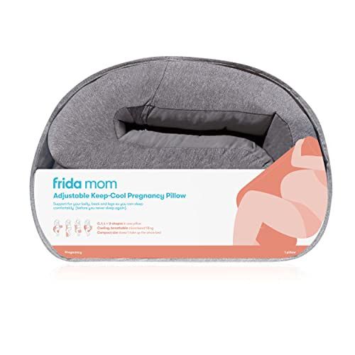 Frida Mom Adjustable Keep-Cool Pregnancy Pillow, U,C,L, and I Shaped Full Body Maternity Pillow f... | Amazon (US)