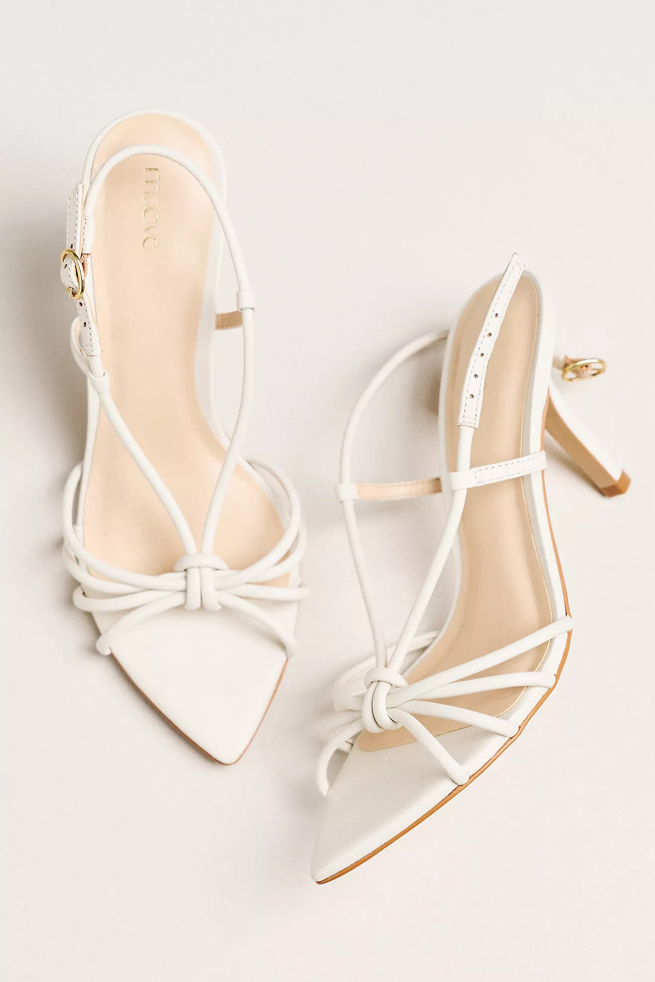 Maeve Aleah Strappy Pointed-Toe Heels | Anthropologie (US)