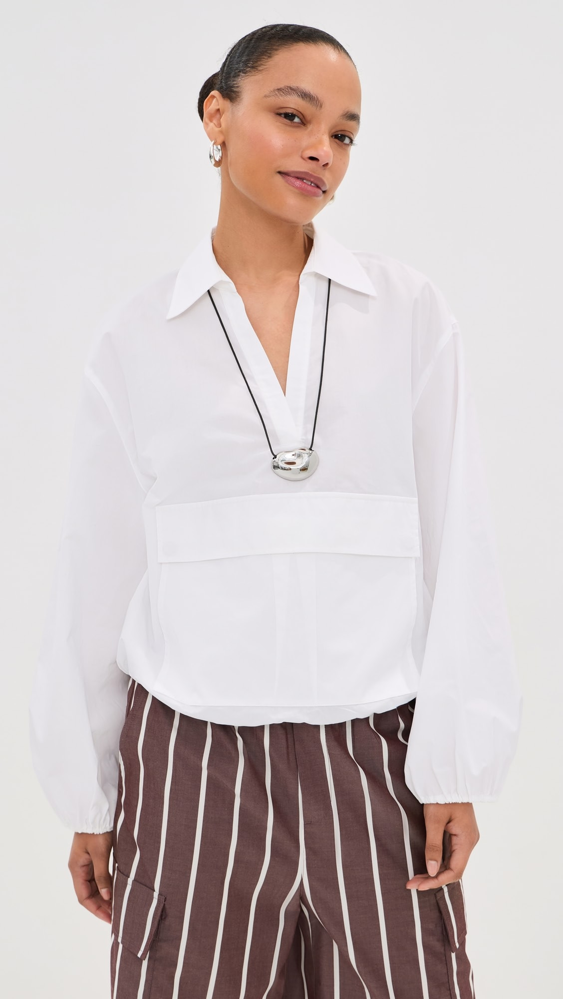 Tate Poplin Pullover | Shopbop
